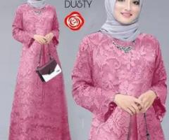 Dress Brukat Muslim Wanita