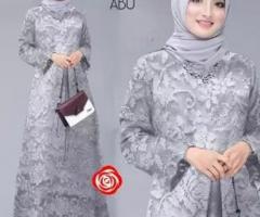 Dress Brukat Muslim Wanita