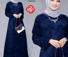 Dress Brukat Muslim Wanita